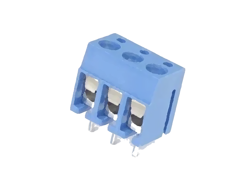 3端子のスクリューターミナル（端子台）