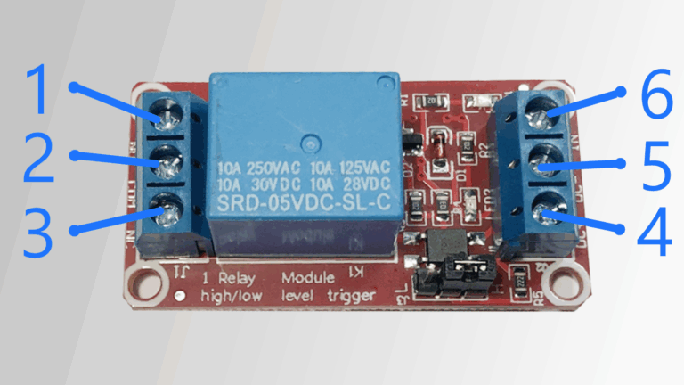 リレーモジュールの各端子の機能紹介_SRD-05VDC-SL-C