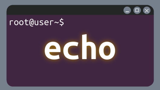echoコマンドの使い方紹介、Linux Ubuntu初学者向けに、よく使うオプションを優先的に紹介しています。
