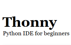 thonny home page