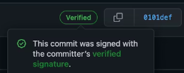 gpg verified github commit.