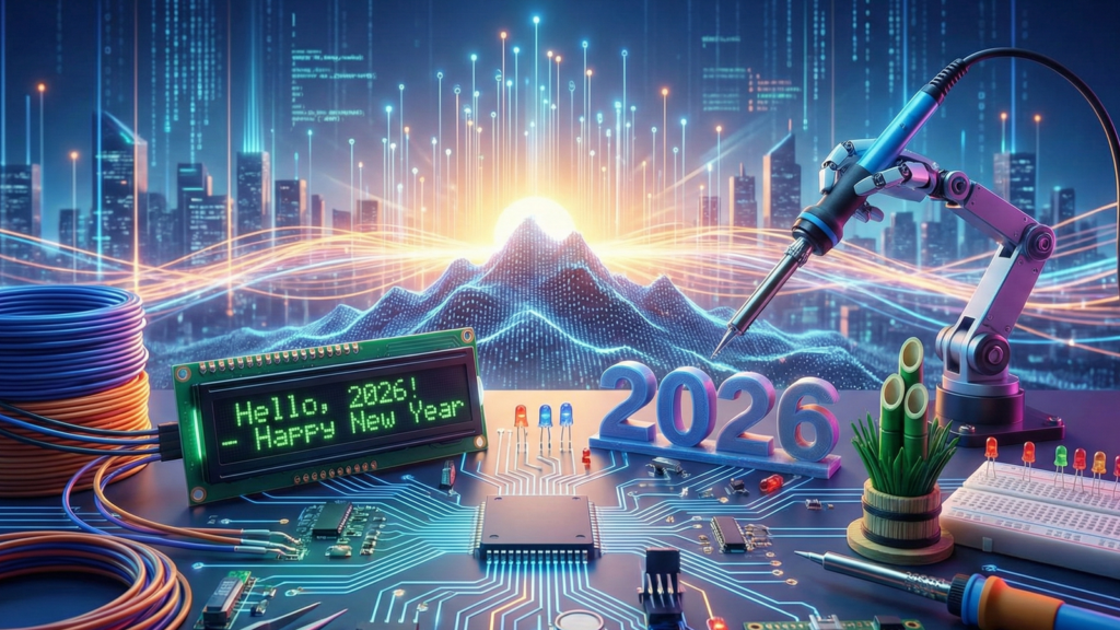 2026 happy new year ヘッダ画像　gemini