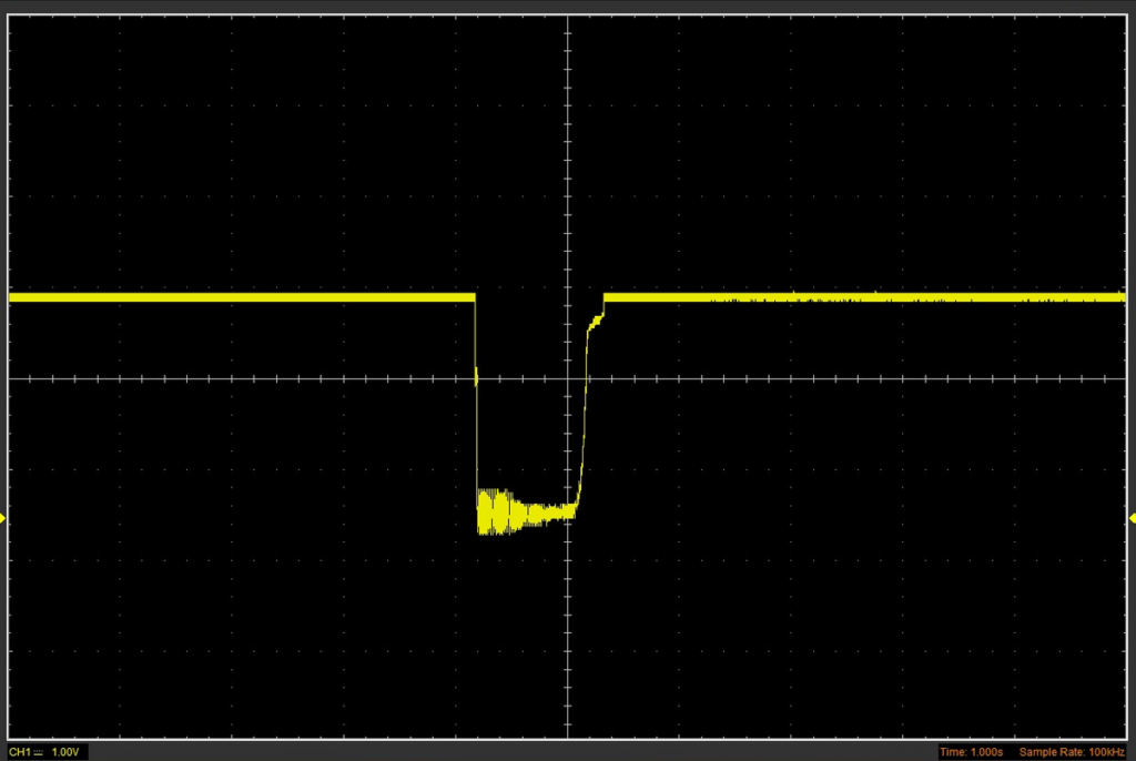 CR遅延回路_シュミットトリガ_100ohm
