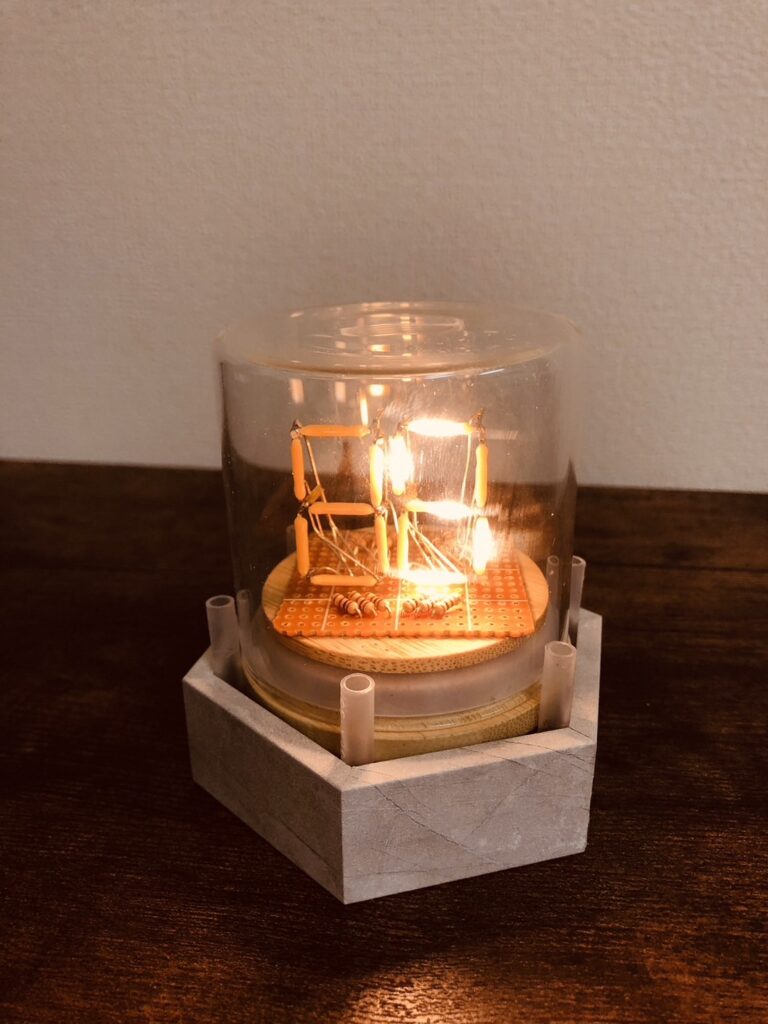 自作7segを用いた、カレンダーインテリア