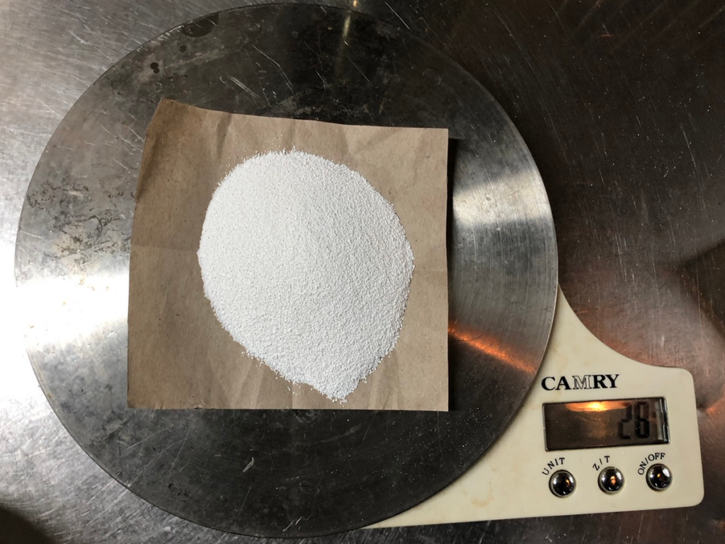 炭酸ナトリウム計量後