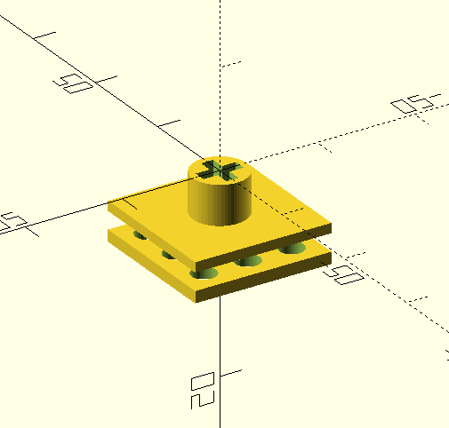 シリコン製のキーキャップ作成、punitto keyのキーの軸試作品