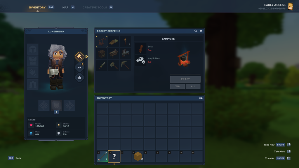 自分で追加したアイテムをゲーム内で確認した様子