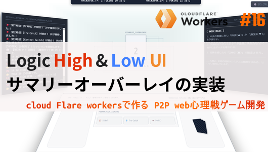セット終了後のサマリーオーバーレイの実装と、タイマーバーの実装をしました