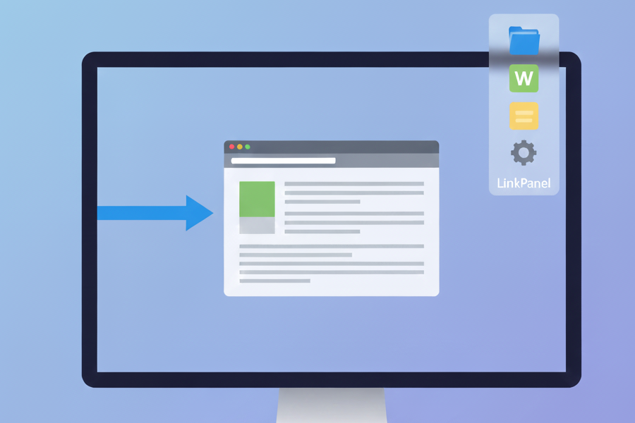デスクトップドックパネルのイメージ画像