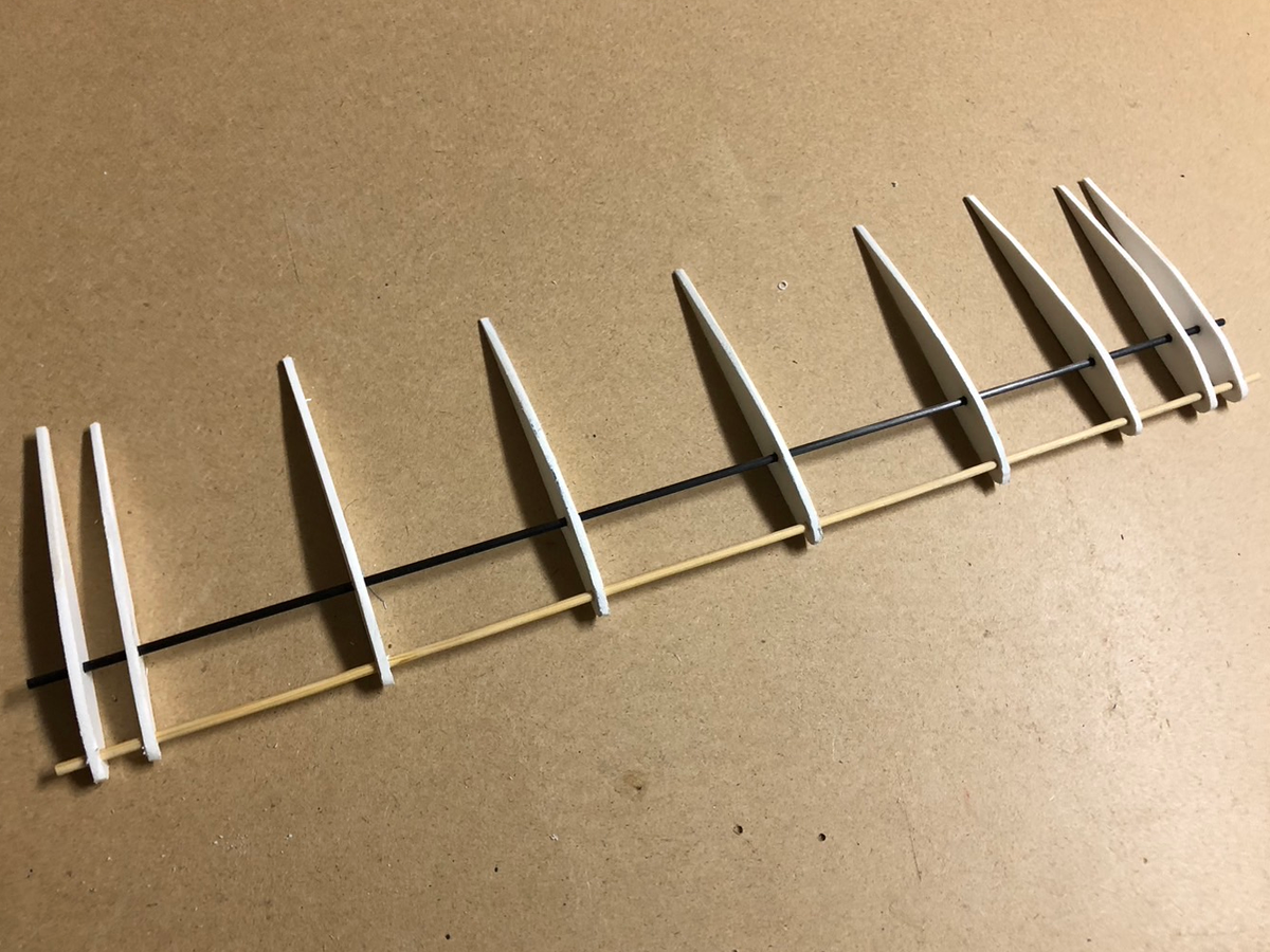 clark-Y-30cm級ラジコン飛行機主翼-リブ型紙のスクリーンショット